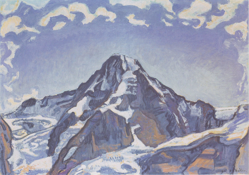 The Monk with clouds by Ferdinand Hodler — Oil Painting Reproduction