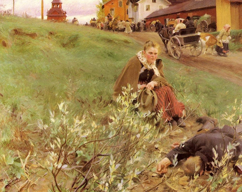 The Mora Fair by Anders Zorn — Oil Painting Reproduction
