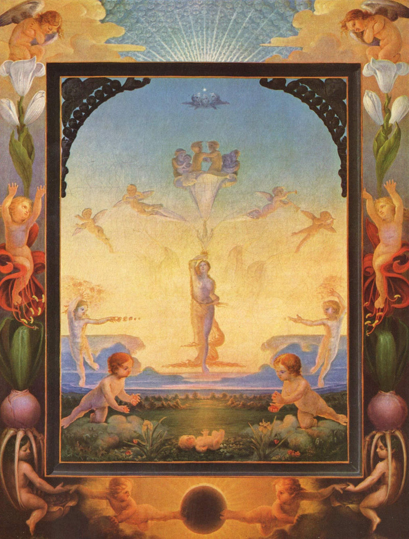 The Morning by Philipp Otto Runge — Oil Painting Reproduction