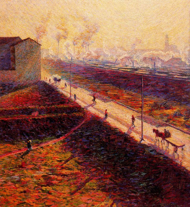 The Morning by Umberto Boccioni — Oil Painting Reproduction