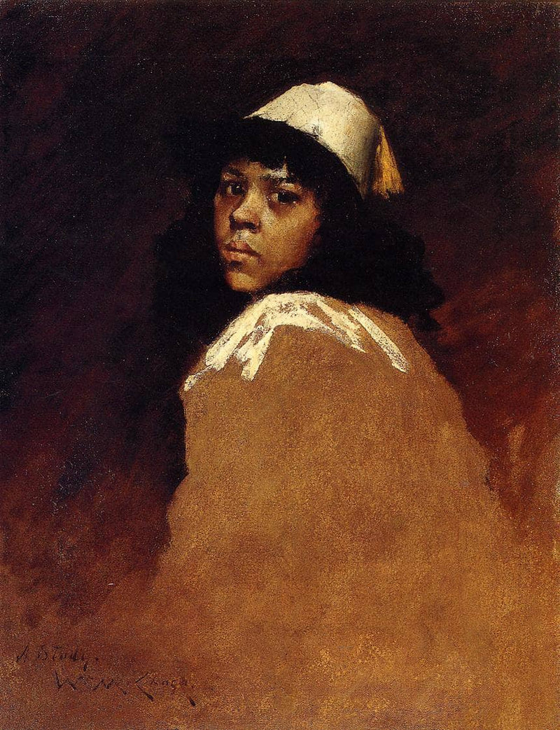 The Moroccan Girl by William Merritt Chase — Oil Painting Reproduction