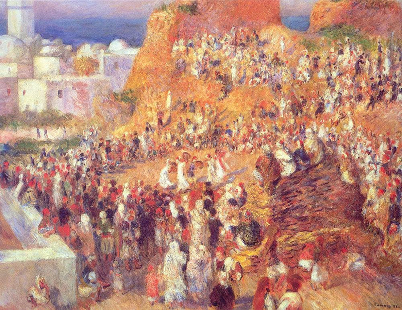 The Mosque Arab Holiday (The Casbah) by Pierre-Auguste Renoir — Oil Painting Reproduction