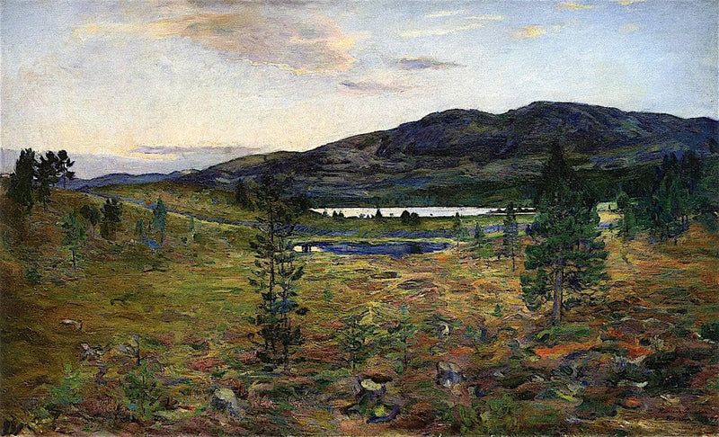The Mountain Einundfjell by Harriet Backer — Oil Painting Reproduction