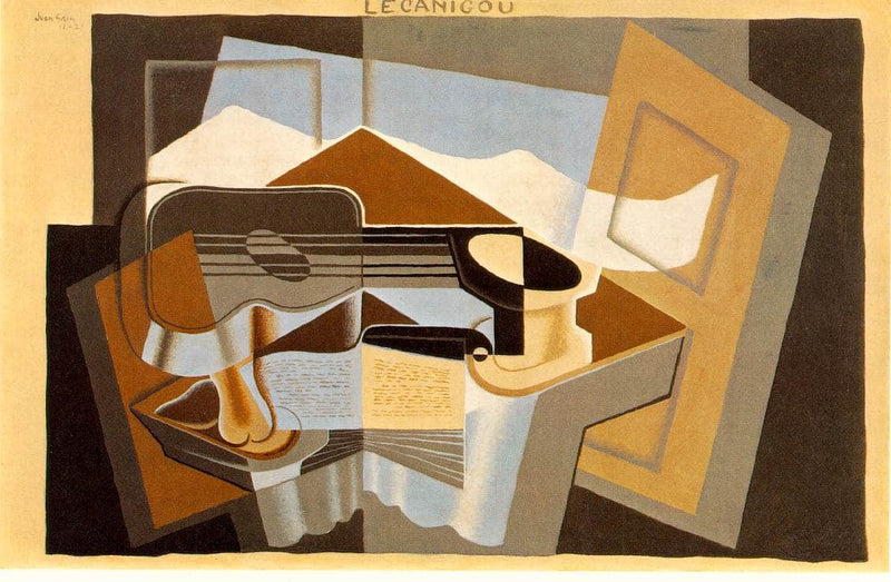 The mountain 'Le Canigou' by Juan Gris — Oil Painting Reproduction