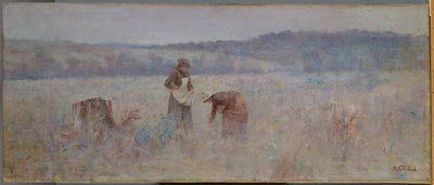 The Mushroom Gatherers in entryway