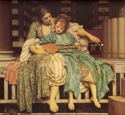 The Music Lesson in living room