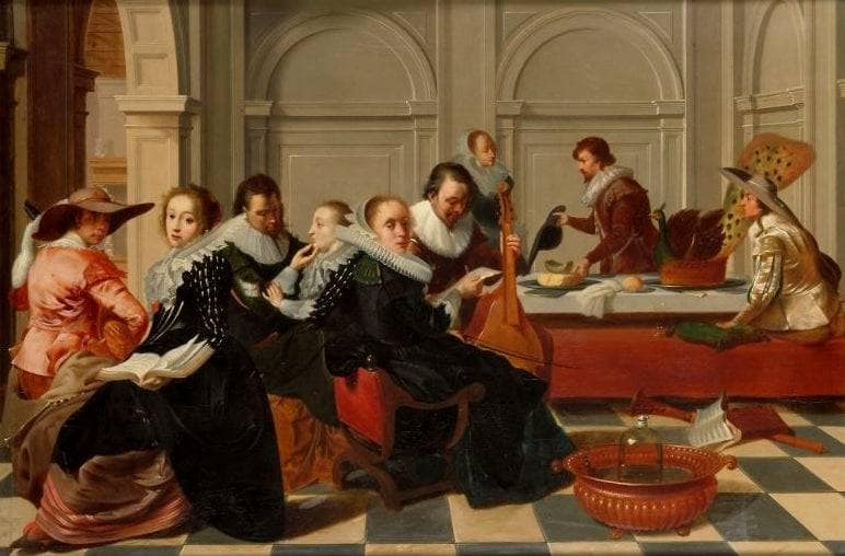 The Music Party by Willem Cornelisz Duyster — Oil Painting Reproduction