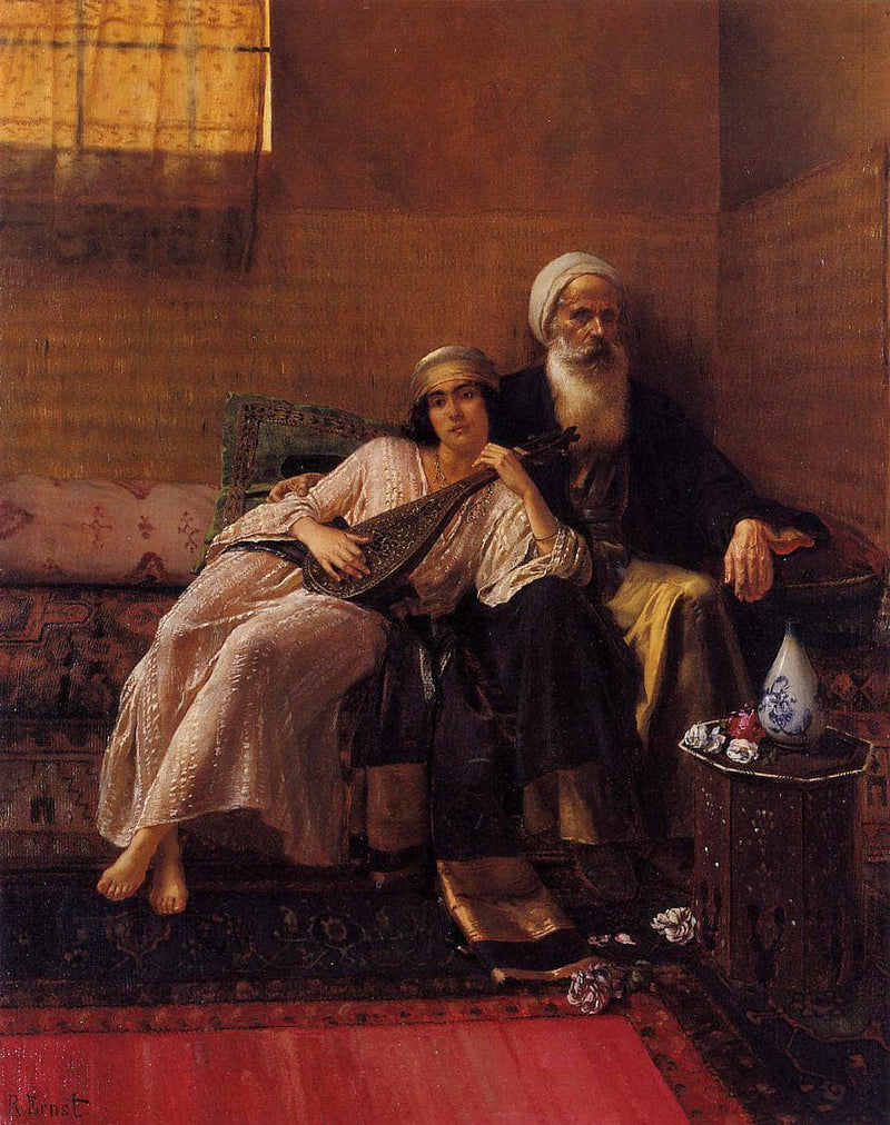 The Musician by Rudolf Ernst — Oil Painting Reproduction