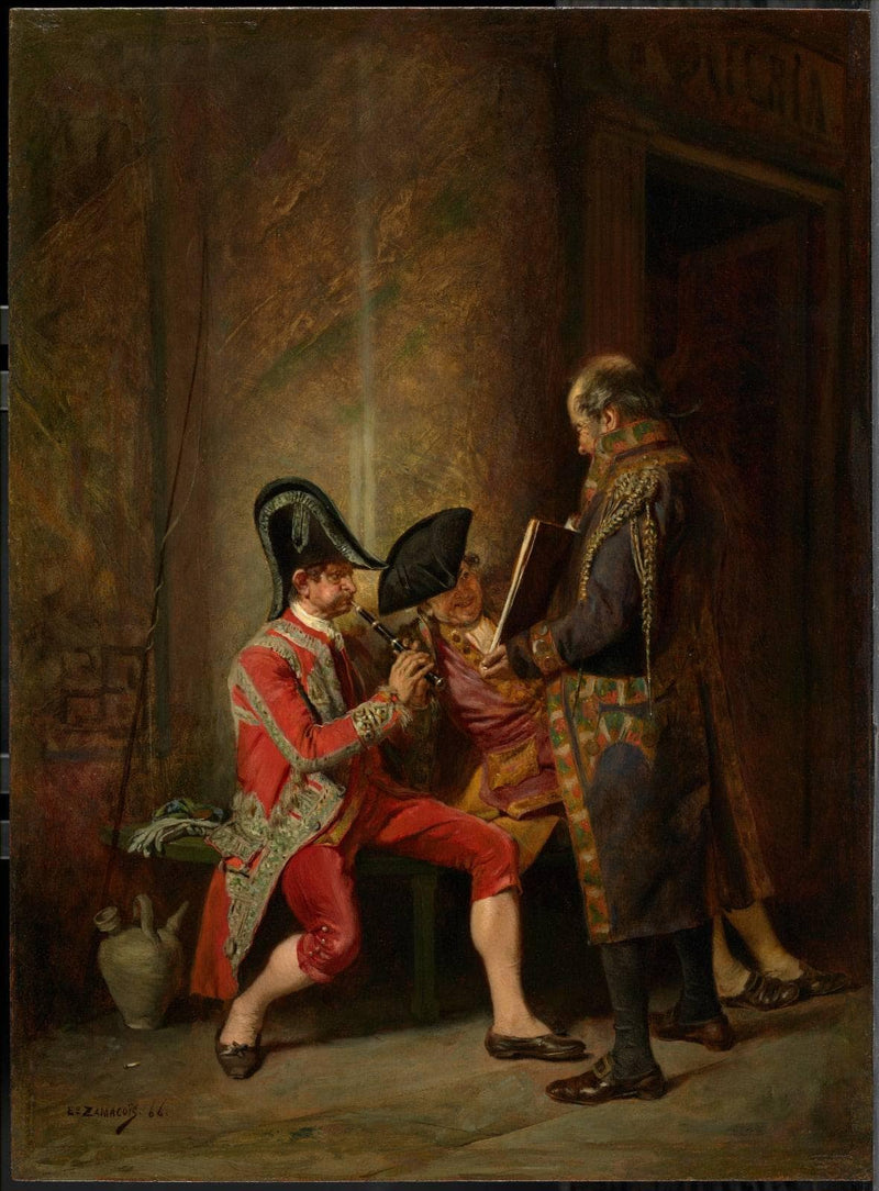 The musicians by Eduardo Zamacois — Oil Painting Reproduction