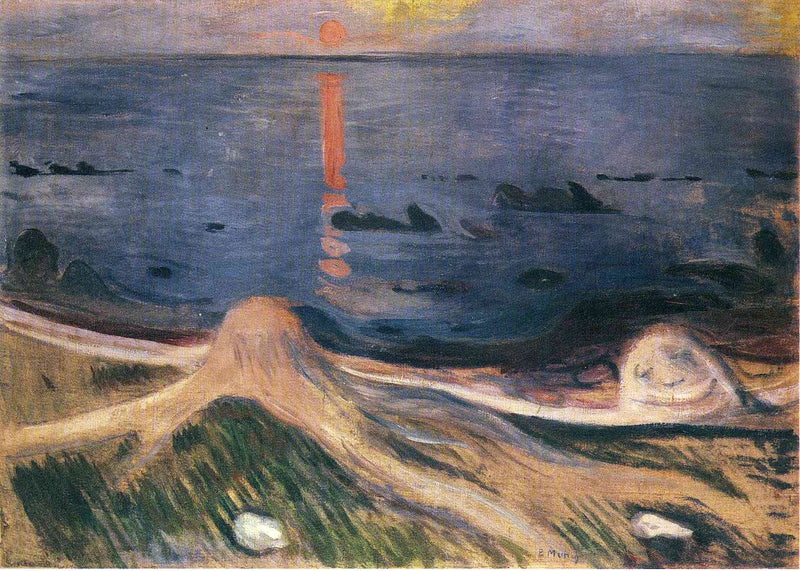 The Mystery of a Summer Night by Edvard Munch — Oil Painting Reproduction