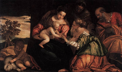 The Mystic Marriage of Sr Catherine in hallway