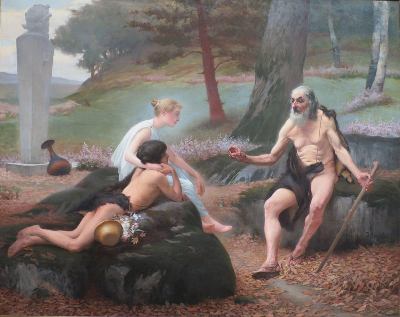 The Narrative of Philitas by Rodolfo Amoedo — Oil Painting Reproduction