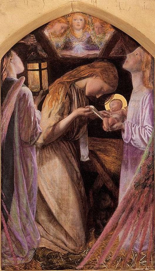 The Nativity by Arthur Hughes — Oil Painting Reproduction
