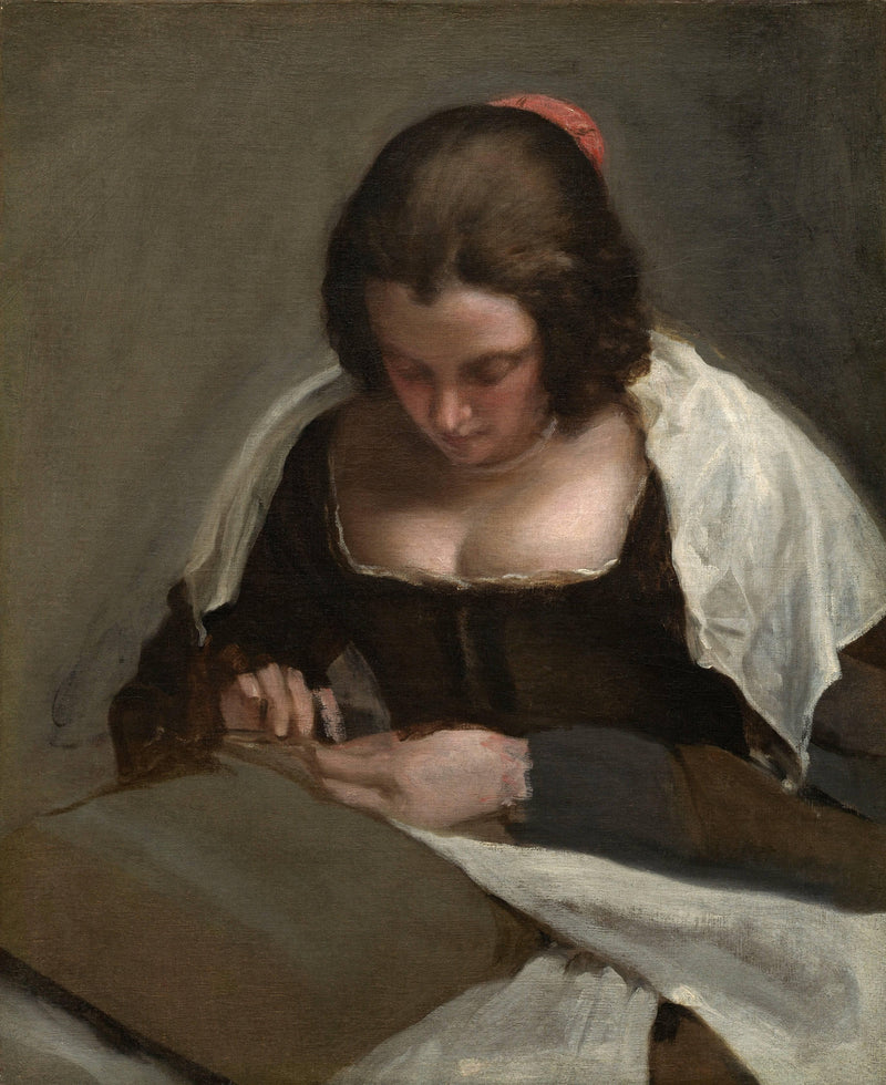The Needlewoman by Diego Velazquez — Oil Painting Reproduction