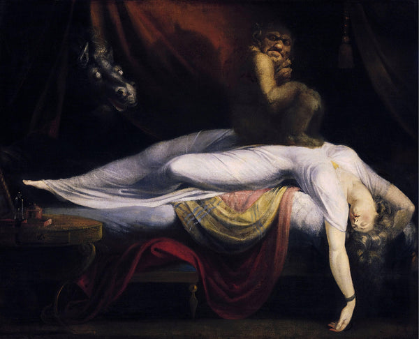 The Nightmare, by Henry Fuseli, 1781, oil on canvas.
