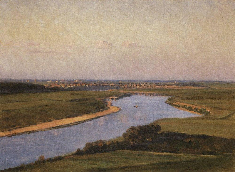 The Northern Dvina by Vasily Vereshchagin — Oil Painting Reproduction