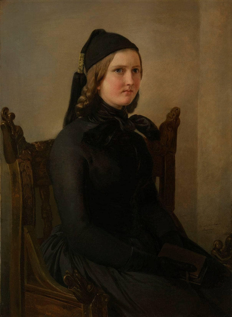 The Norwegian widow by Elisabeth Jerichau-Baumann — Oil Painting Reproduction