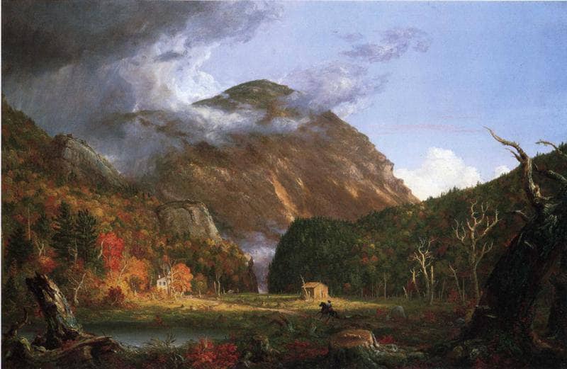 The Notch of the White Mountains (Crawford Notch) by Thomas Cole — Oil Painting Reproduction