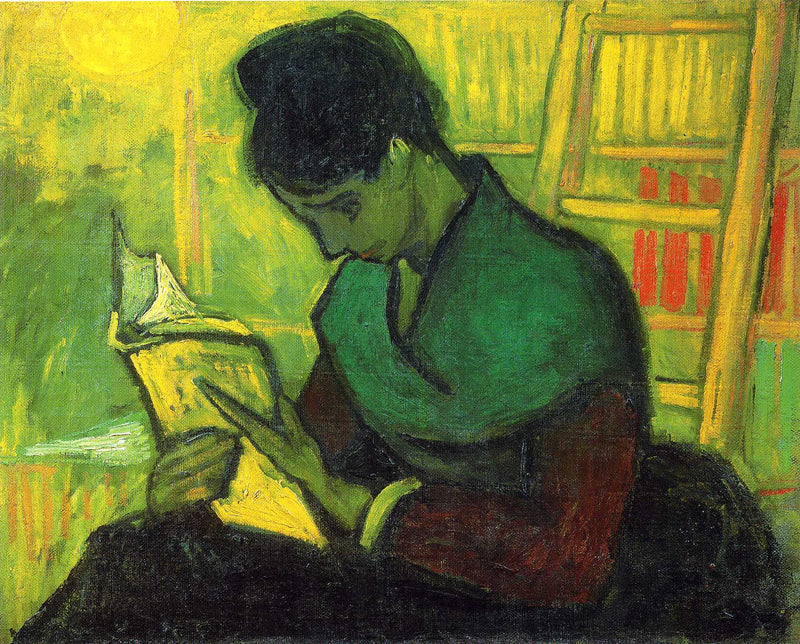 The Novel Reader by Vincent van Gogh — Oil Painting Reproduction