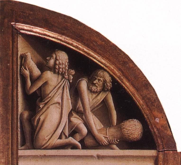 The Offerings of Cain and Abel by Jan van Eyck — Oil Painting Reproduction