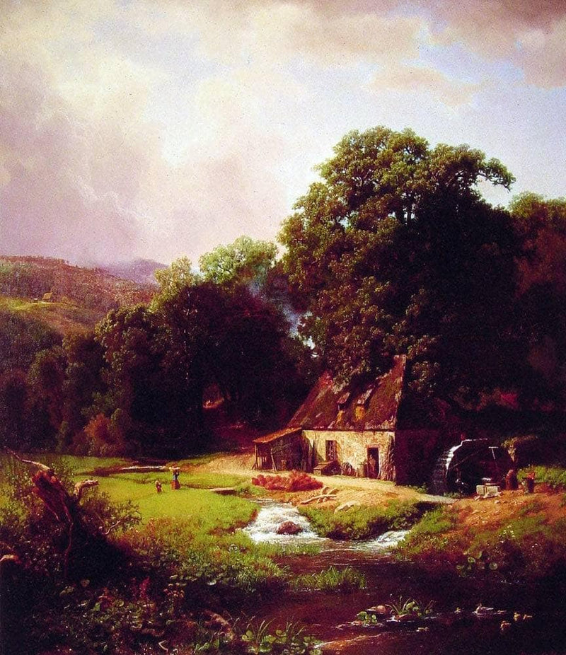 The Old Mill by Albert Bierstadt — Oil Painting Reproduction