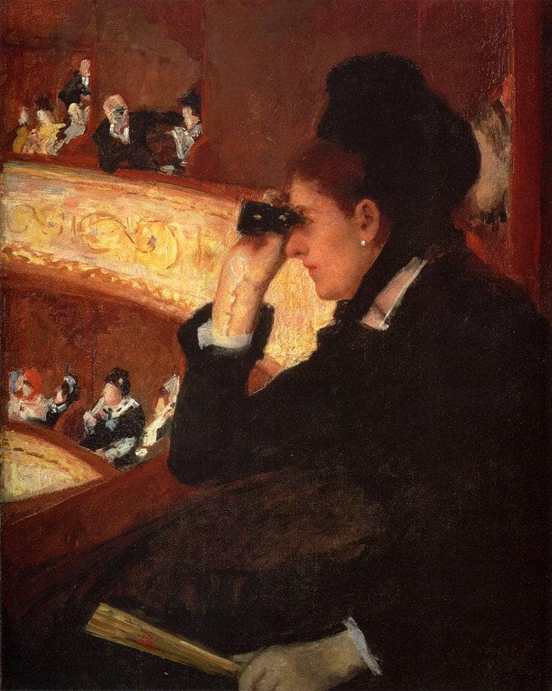The Opera by Mary Cassatt — Oil Painting Reproduction
