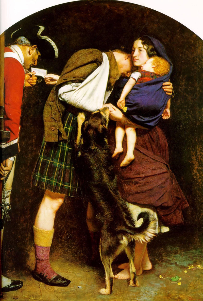 The Order of Release by John Everett Millais, Oil Painting Reproduction