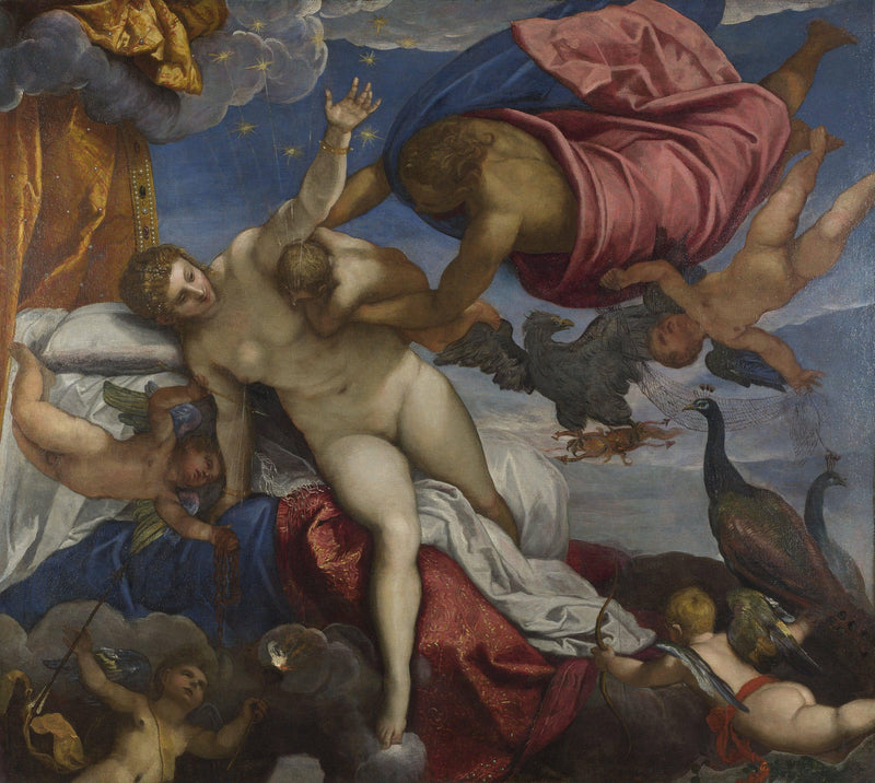 The Origin of the Milky Way by Tintoretto — Oil Painting Reproduction