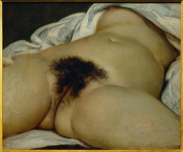 L'Origine du monde, by Gustave Courbet, Oil on canvas, 1866