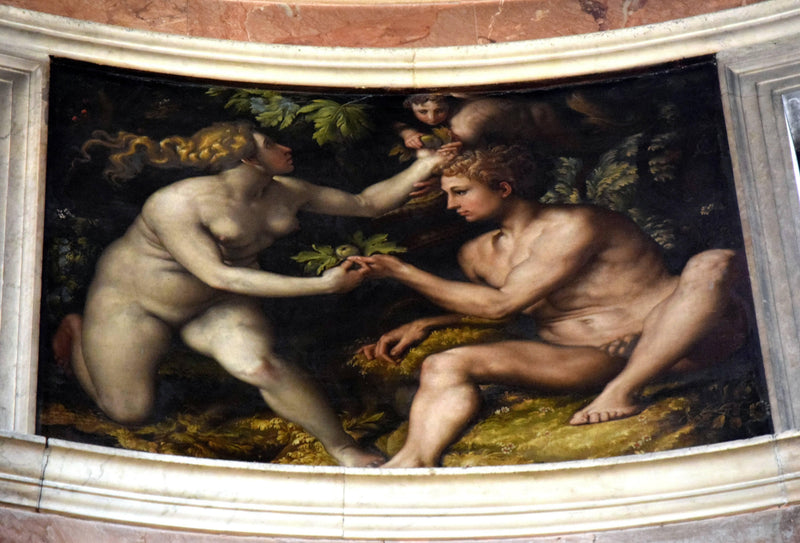 The Original Sin by Francesco de' Rossi (Francesco Salviati), "Cecchino" — Oil Painting Reproduction
