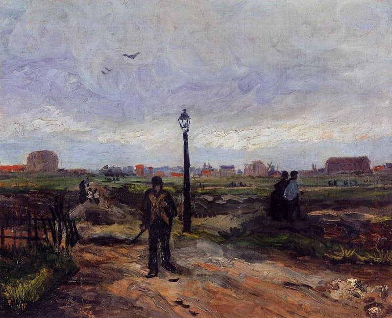 The Outskirts of Paris by Vincent van Gogh — Oil Painting Reproduction