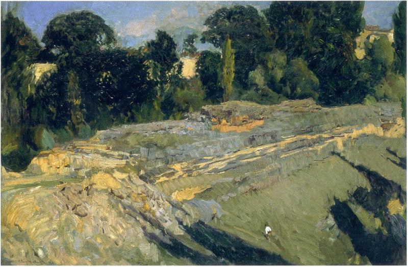The outskirts of Segovia by Joaquín Sorolla — Oil Painting Reproduction