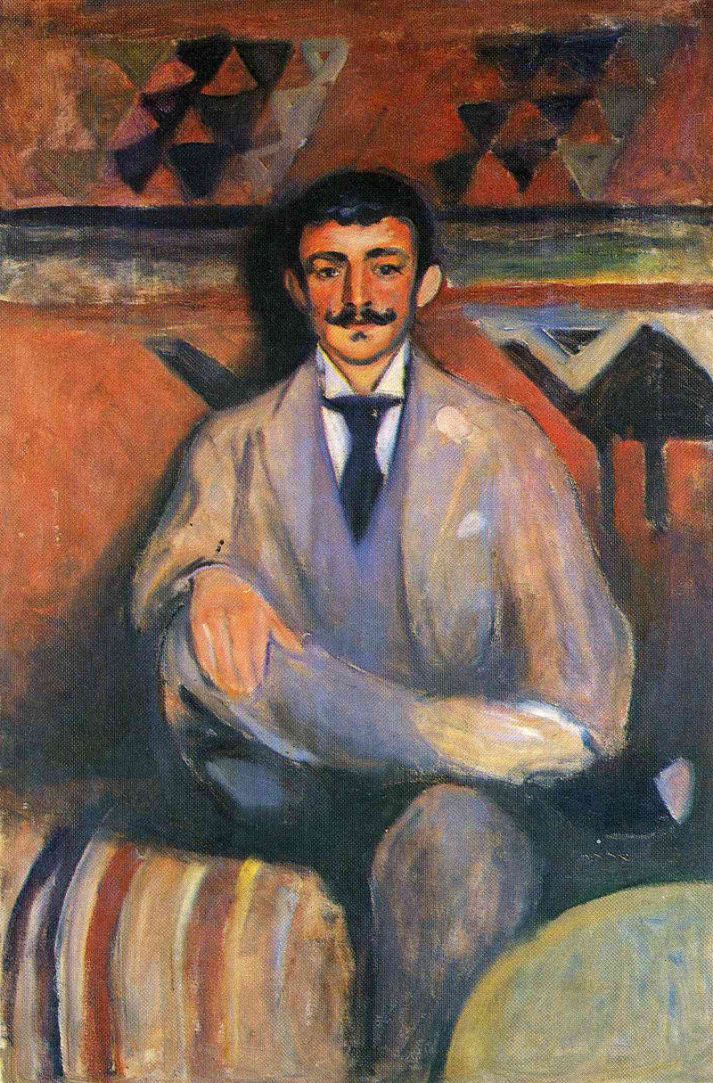 The Painter Jacob Bratland by Edvard Munch — Oil Painting Reproduction