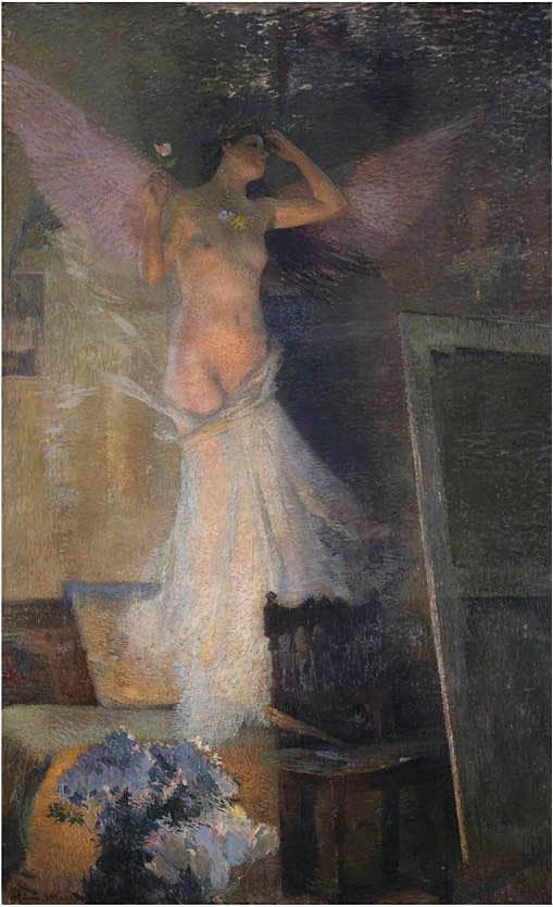The Painter's Muse by Henri Martin — Oil Painting Reproduction