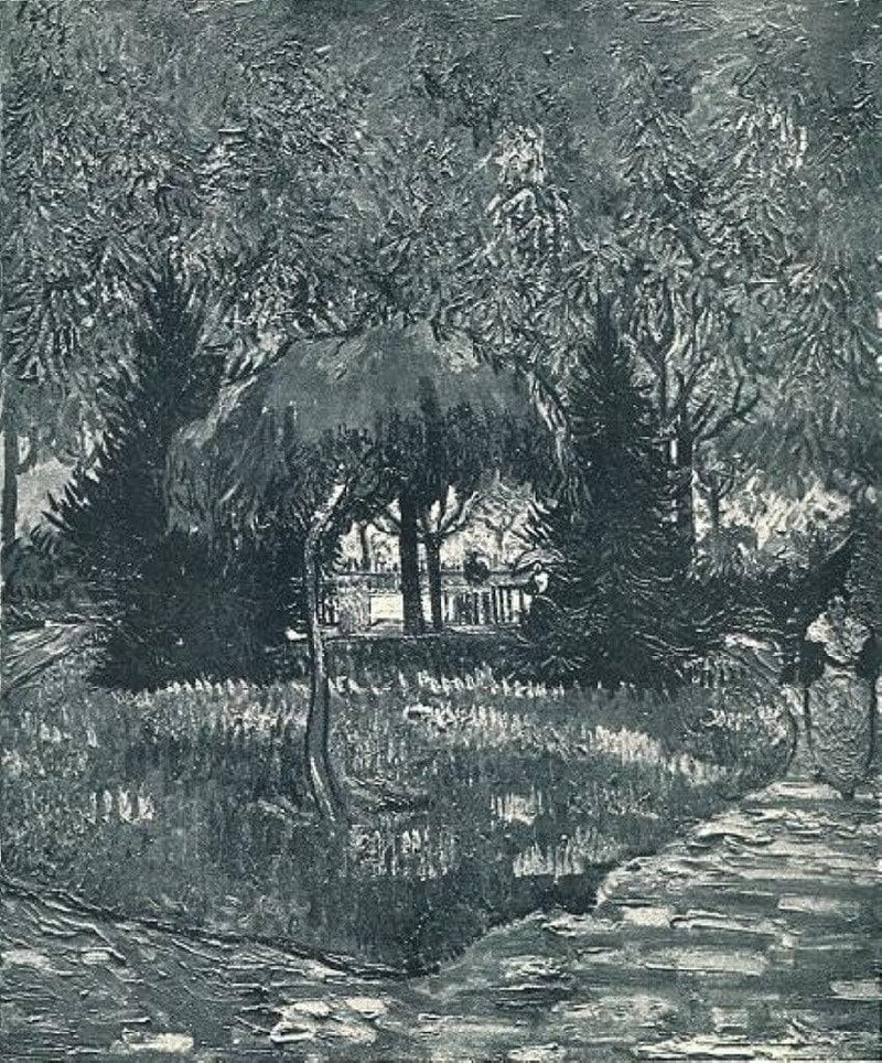 The Park at Arles with the Entrance Seen through the Trees by Vincent van Gogh — Oil Painting Reproduction