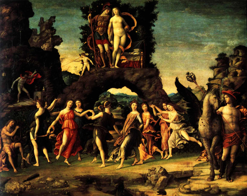The Parnassus: Mars and Venus by Andrea Mantegna — Oil Painting Reproduction