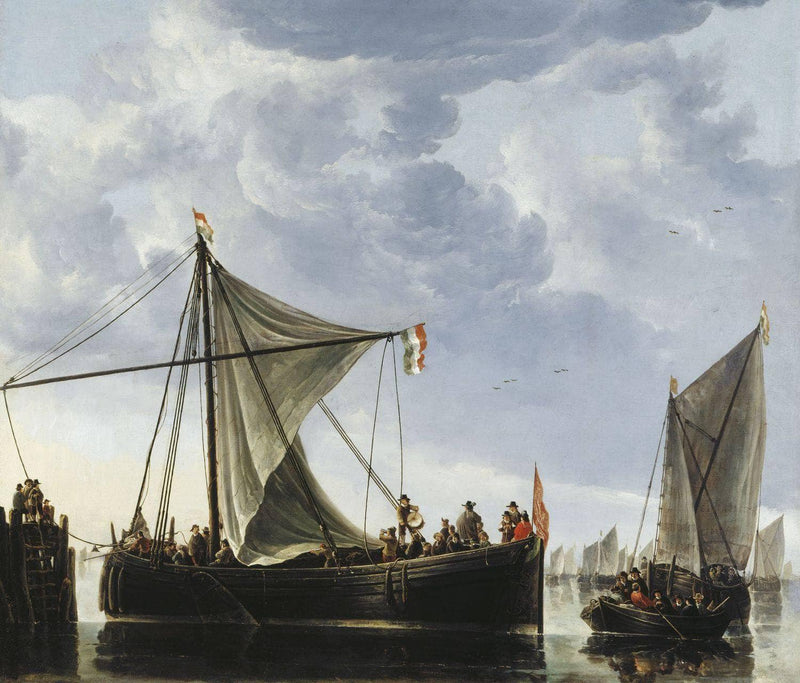 The Passage Boat by Aelbert Cuyp — Oil Painting Reproduction