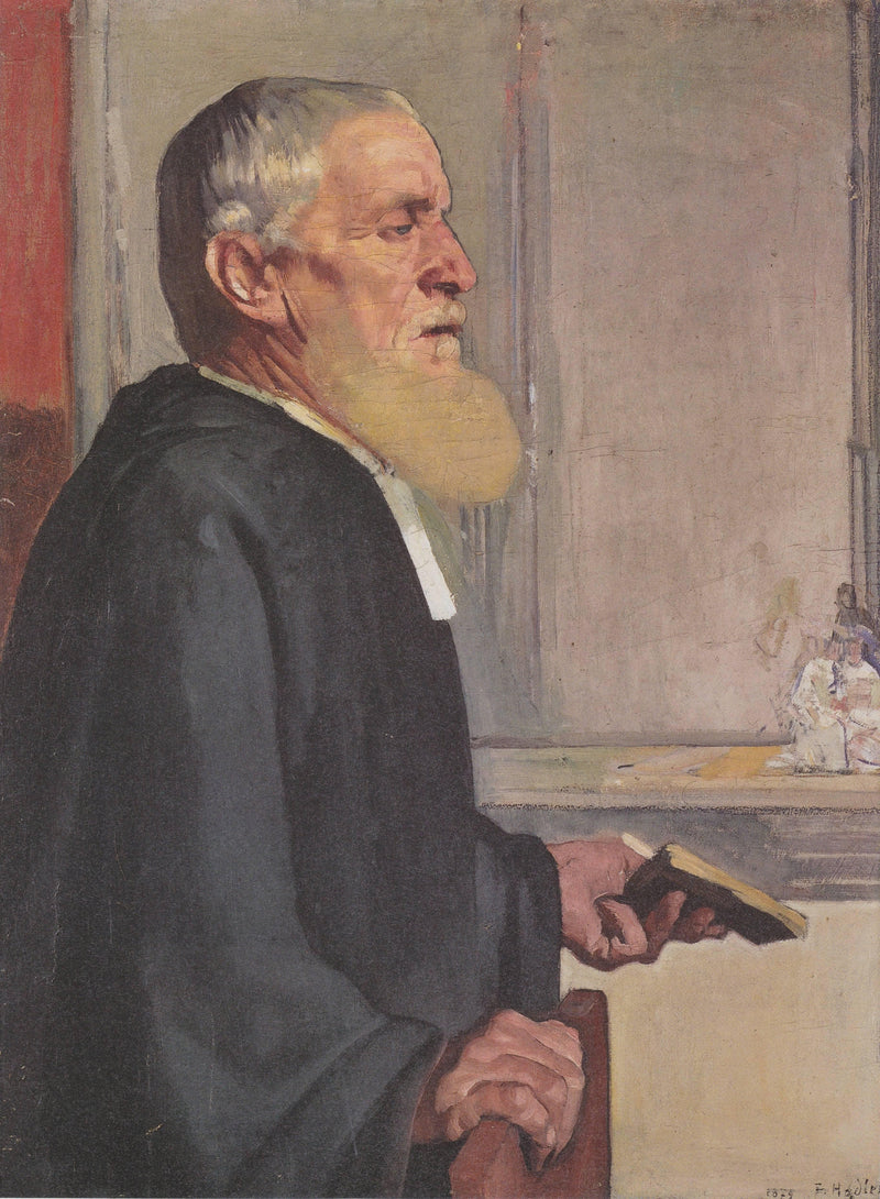 The pastor by Ferdinand Hodler — Oil Painting Reproduction
