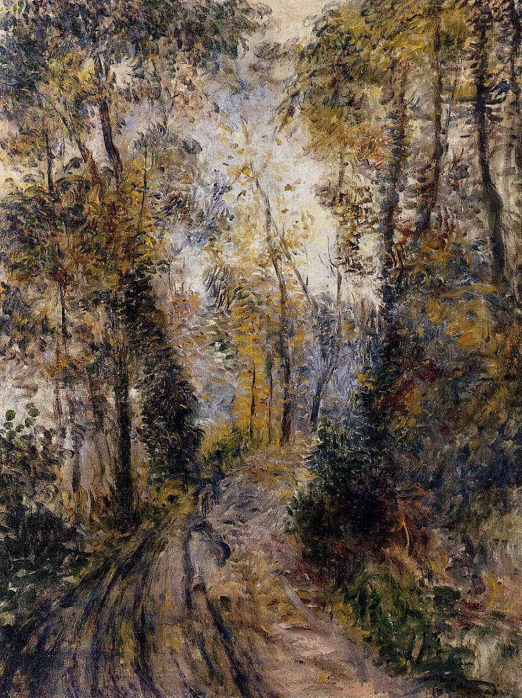 The Path through the Forest by Pierre-Auguste Renoir — Oil Painting Reproduction