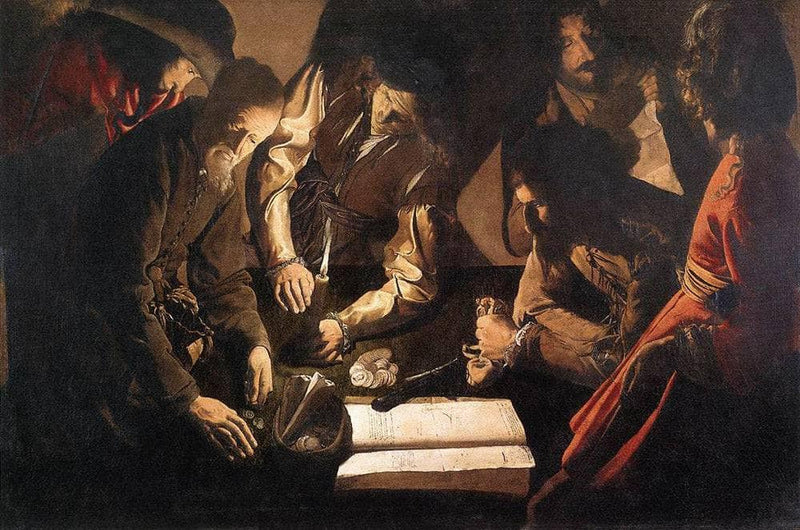 The Payment of Dues by Georges de la Tour — Oil Painting Reproduction