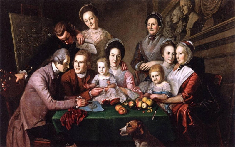 The Peale Family by Charles Willson Peale — Oil Painting Reproduction