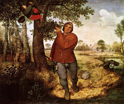 The Peasant and the Birdnester in master bedroom