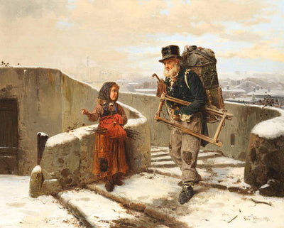 The peddler (1st version) in living room