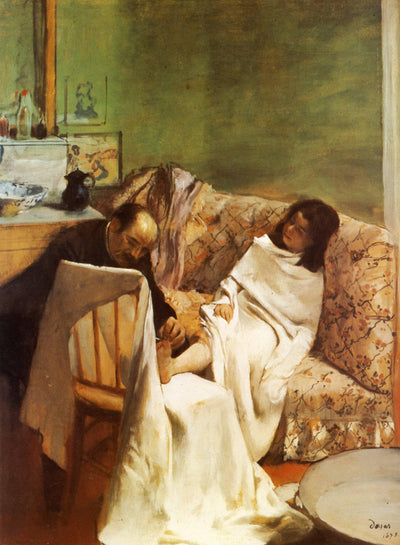 The Pedicure in hallway