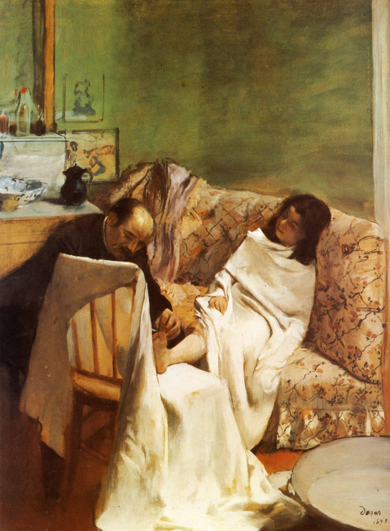 The Pedicure by Edgar Degas — Oil Painting Reproduction