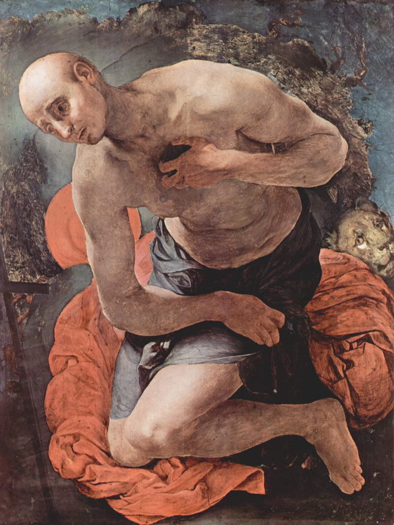 The Penitence of St. Jerome by Jacopo Pontormo — Oil Painting Reproduction