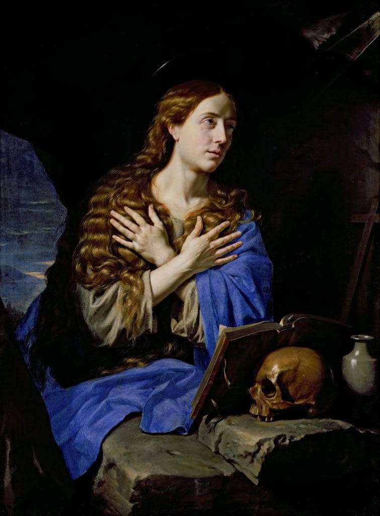 The Penitent Magdalene by Philippe de Champaigne — Oil Painting Reproduction