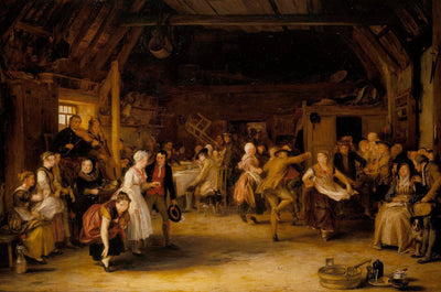 The Penny Wedding in hallway