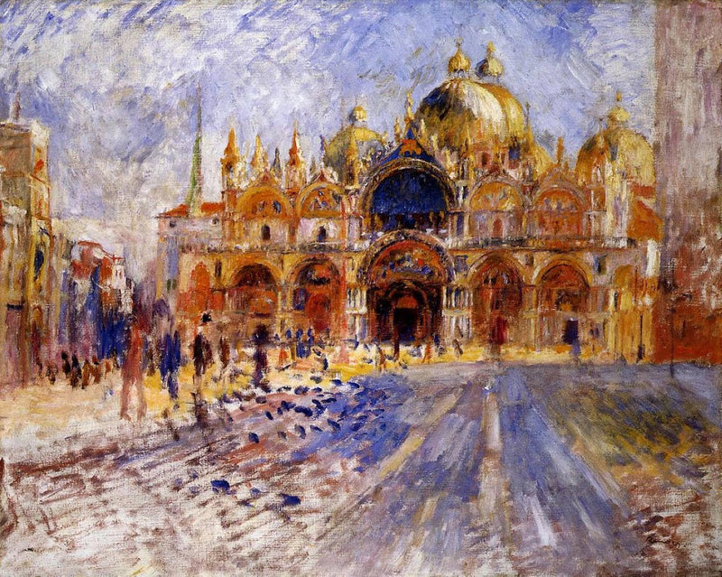 The Piazza San Marco by Pierre-Auguste Renoir — Oil Painting Reproduction