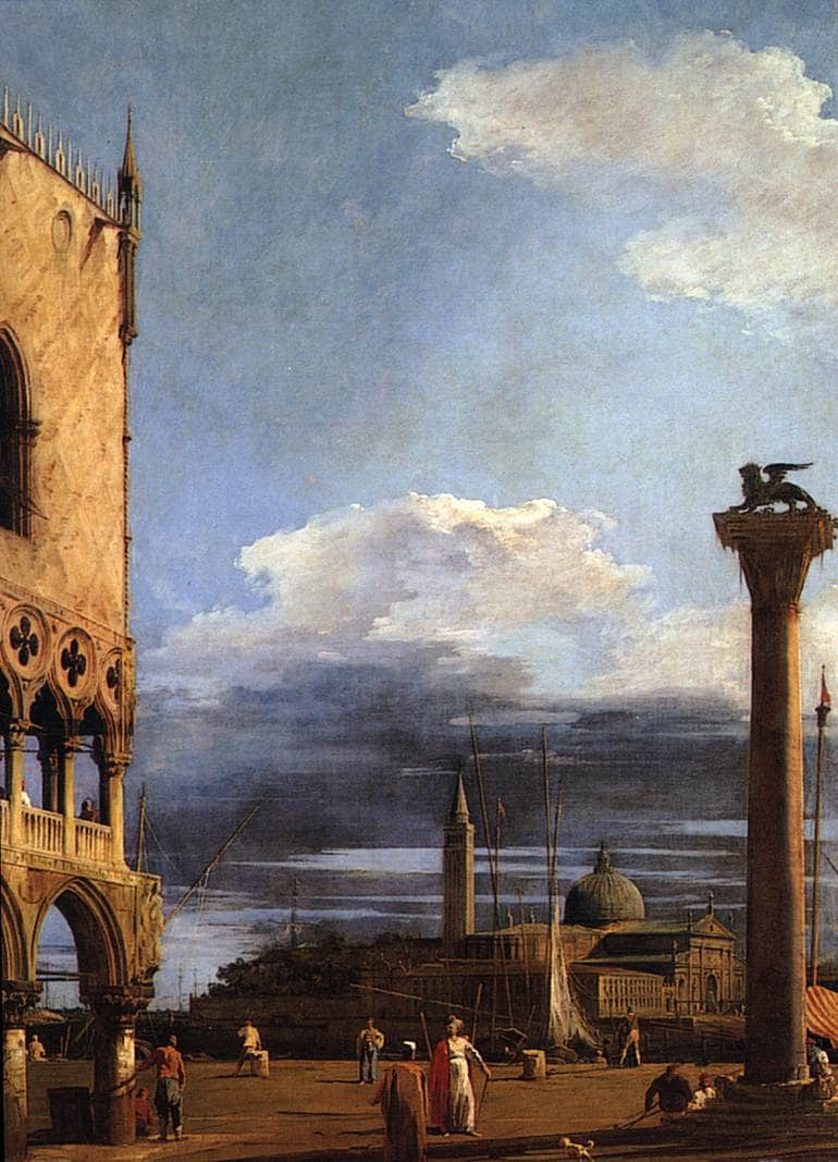 The Piazzetta towards San Giorgio Maggiore by Canaletto — Oil Painting Reproduction